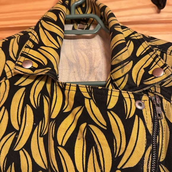 Top shop banana print vintage jacket - Picture 2 of 3